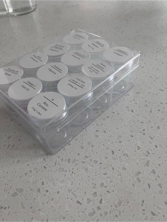 Other - Custom vitamin organizer bariatric multi daily storage viral 12 bottle